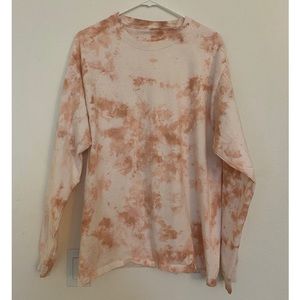 Oversize Long sleeve boyfriend T-shirt Tie dye